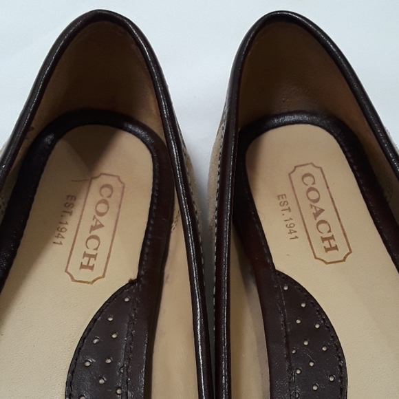 Coach Jasmine Patchwork Ballet Flats - Picture 9 of 12